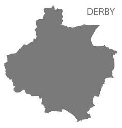 Derby Grey District Map East Midlands England