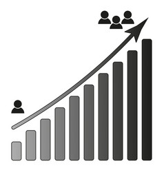 Population Growth Icon Increase Social