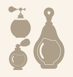 Brown Perfume Silhouette Collection