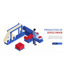 Office Paper Production Banner