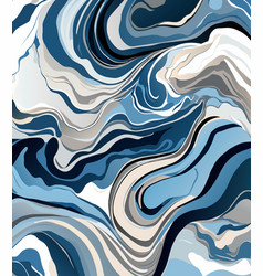 Grey And Blue Liquid Marble Background