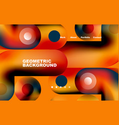 Website Landing Page Abstract Geometric Background