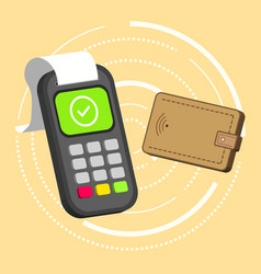 Successful Nfc Cashless Transaction With Payment