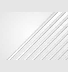 White Geometric Technology Stripes Background