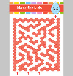 Rectangular Color Maze Game For Kids Cute Drop