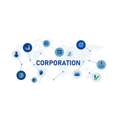 Corporation Business Organization With Teamwork