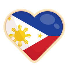 Philippines Heart Icon Cartoon Travel