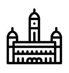 Sultan Palace Abdul - Samad Icon Outline