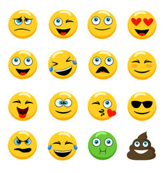 Emoji Face Sets Emotions Icons Abstract Funny