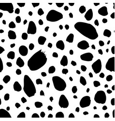 Black Uneven Specks Spots Blobs Seamless Pattern