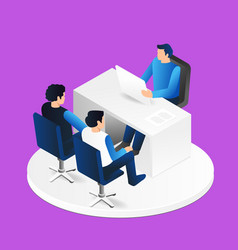 Business Meeting Isometric