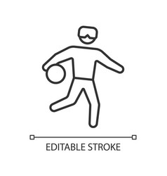 Goalball Linear Icon