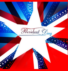 America Presidents Day Card Design