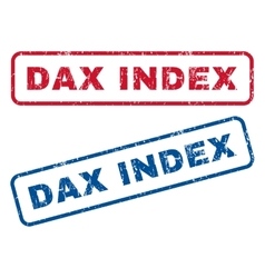 Dax Index Rubber Stamps