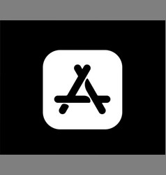 App Store Logo Software Apple Phone Symbol White