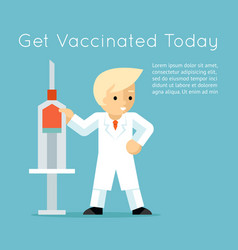 Doctor With Vaccine