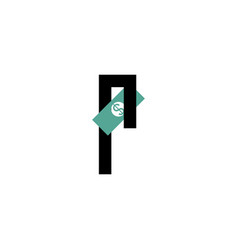 Letter R Money Geometric Symbol Simple Logo