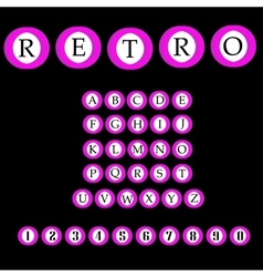 Retro Alphabet Font Abc Letters