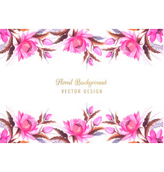 Beautiful Bunch Wedding Floral Border Background