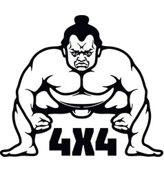 Sumo Wrestler 4x4 Offroad - Sticker For Car