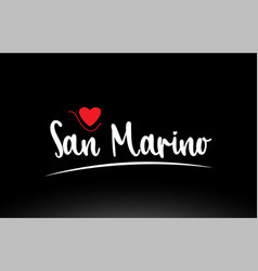 San Marino Country Text Typography Logo Icon