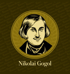 Portrait A Russian Writer Nikolai Gogol