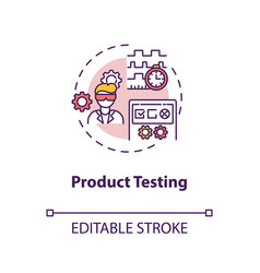 Product Testing Concept Icon