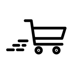 Shopping Cart Moving Icon