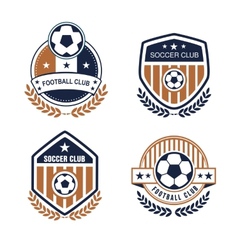 Soccer badge Royalty Free Vector Image - VectorStock