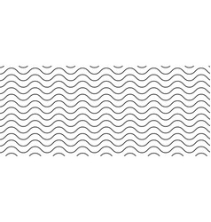 Horizontal Wavy Lines Background Parallel Black