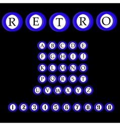 Retro Alphabet Font Abc Letters