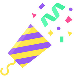 Party Popper Icon New Year Realated