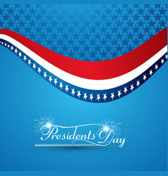 Wavy Presidents Day Design