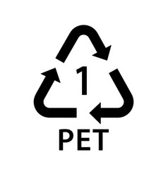 Plastic Recycling Code Pet 1 Polyethylene