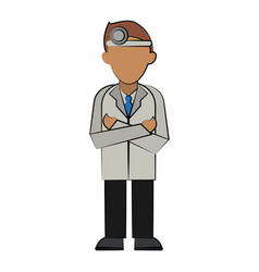 Doctor Avatar Full Body Icon Image