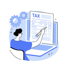 Filing Taxes Abstract Concept