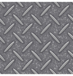 Seamless Steel Diamond Plate Grunge Texture