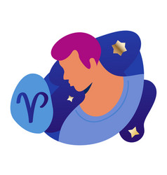 Aries Man Zodiac Icon