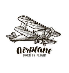 Download Vintage Plane Airplane Vector Images Over 7 300