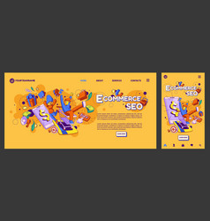 E-commerce Seo Landing App Ui Ux Onboard Screen