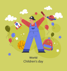 Flat World Children S Day