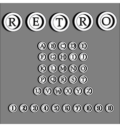 Retro Alphabet Font Abc Letters