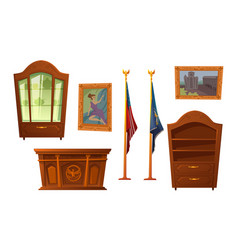 Oval Cabinet Furniture President Us Workplace