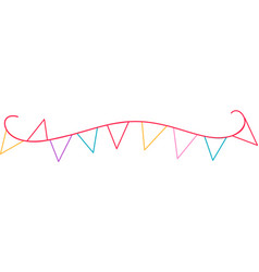 Birthday Ribbon With Flags