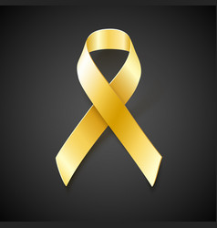 Childhood Cancer Awareness Gold Ribbon