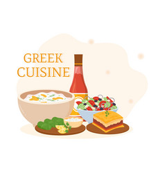 Greek Cuisine Restaurant Set Menu Delicious