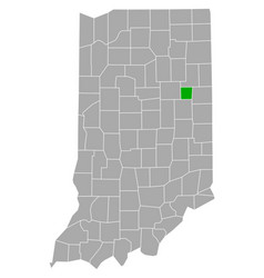 Map Blackford In Indiana