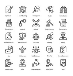 Law And Justice Icons Pack