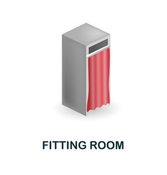 Fitting Room Icon 3d From Black Friday Collection