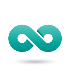 Persian Green Thick Infinity Symbol